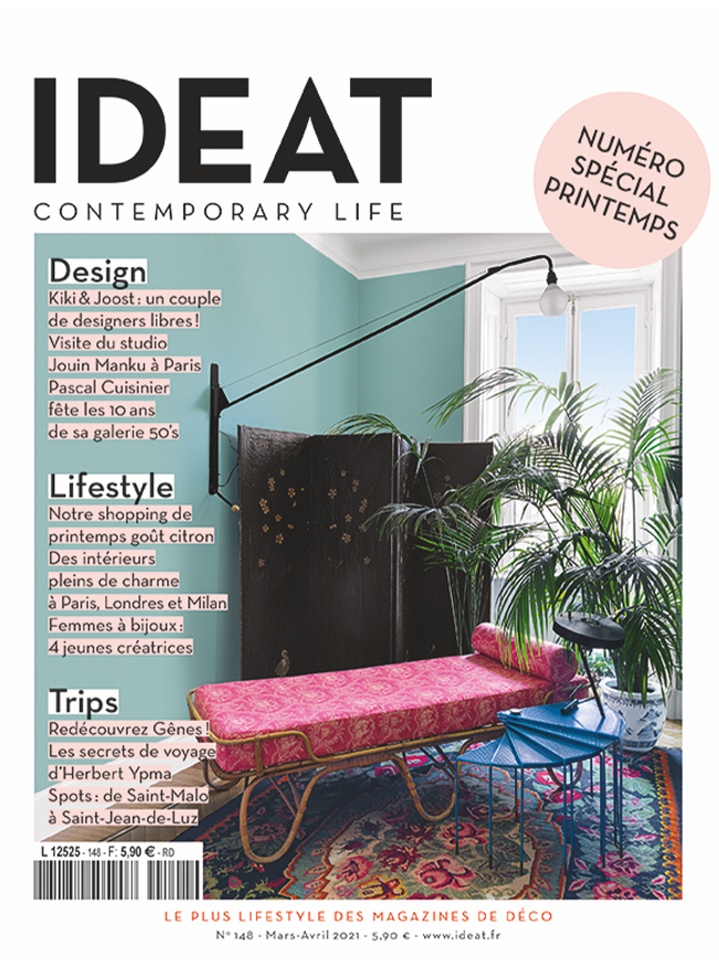 couverture du magazine ideat contemporary life mars avril 2021