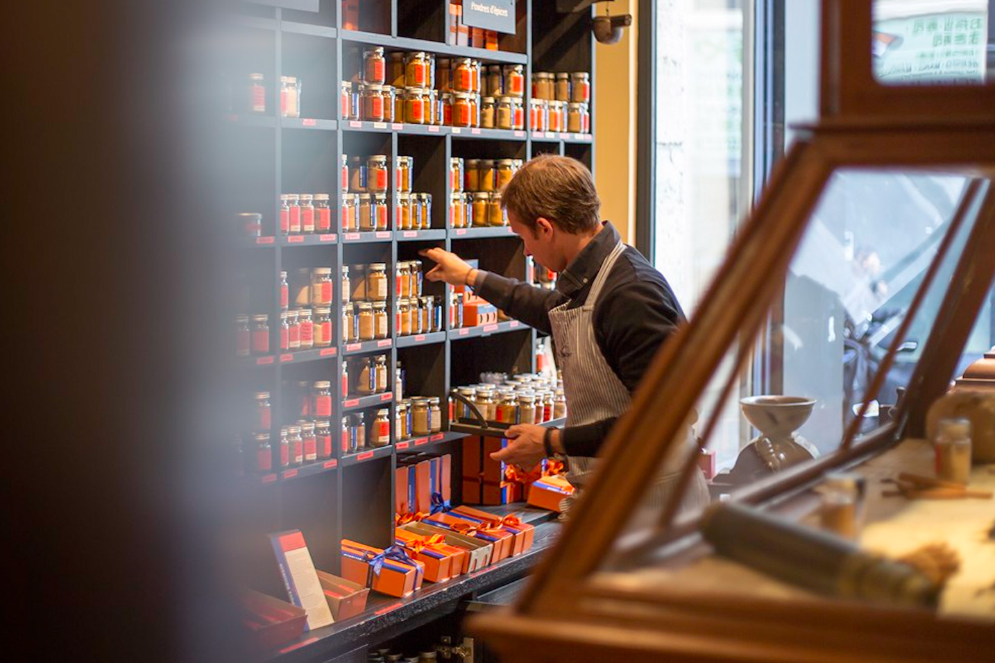 intérieur de la boutique Roellinger Paris