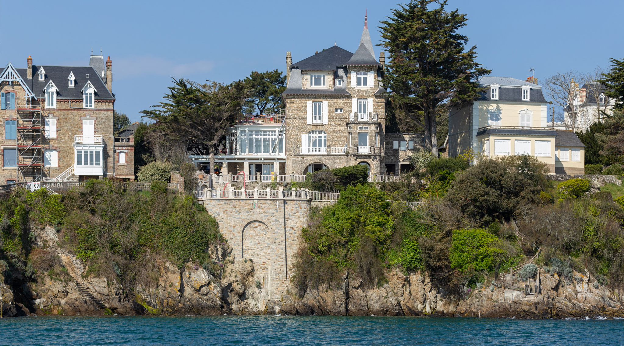 villa tout près de la mer