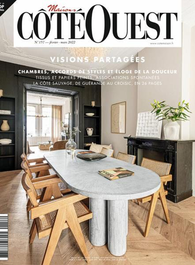 Couverture du magazine Maison Cote Ouest Janvier-Mars 2022